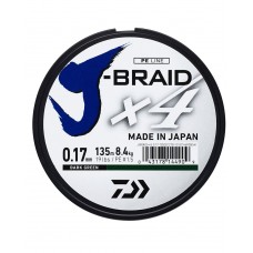 Daiwa J 4 Braid 135m Dark Green - ALL VARIETIES